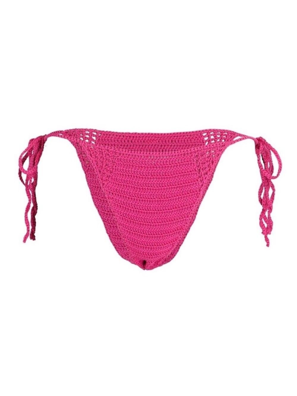 Cult Gaia Alivia Bikini Bottom Crochet Bloom Pink Small NWT